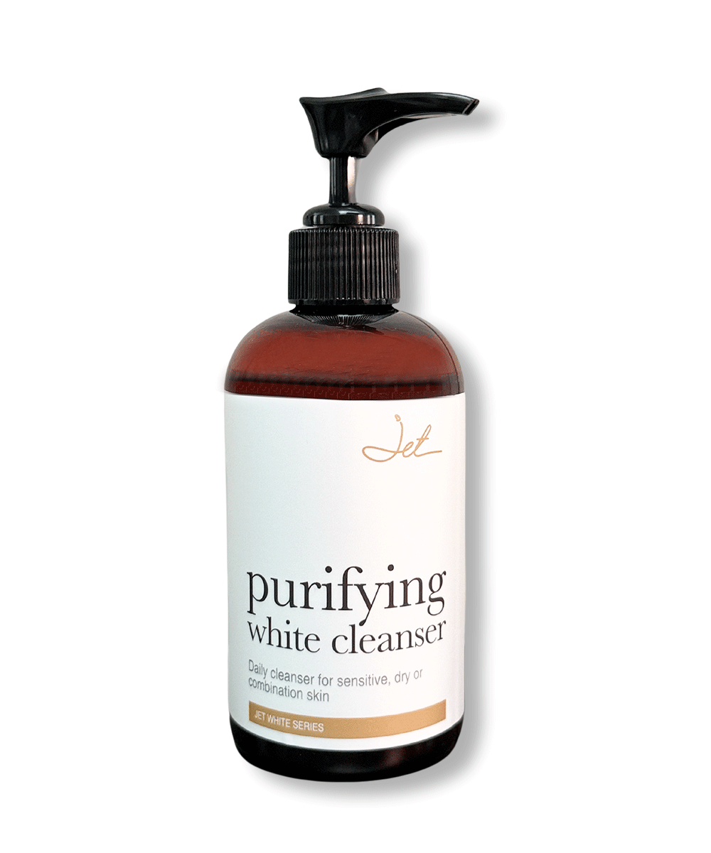 Image shows the Purifying White Cleanser from the Jet Concepts collection.