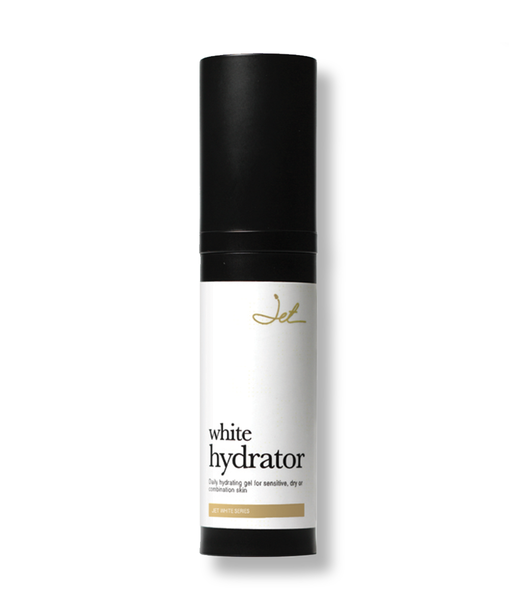 An image that shows the White Hydrator, a moisturising gel developed by Jet Concepts.
